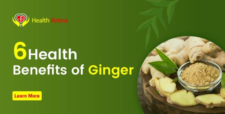 6 health benefits of ginger